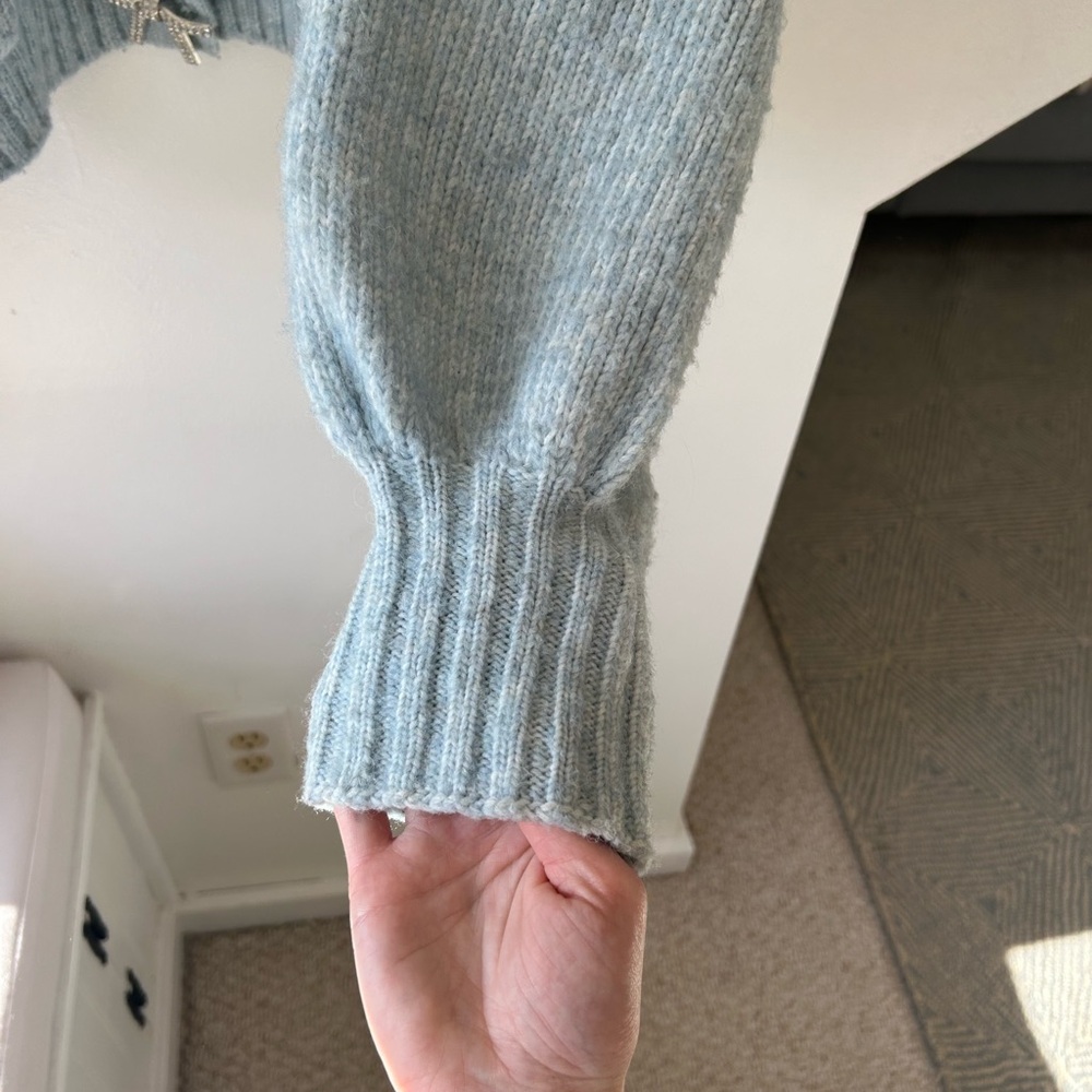 Zara Embellished Bow Oversized Cardigan - Picture 9 of 9